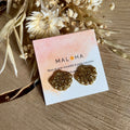 BO petits coquillages paillettes dorées