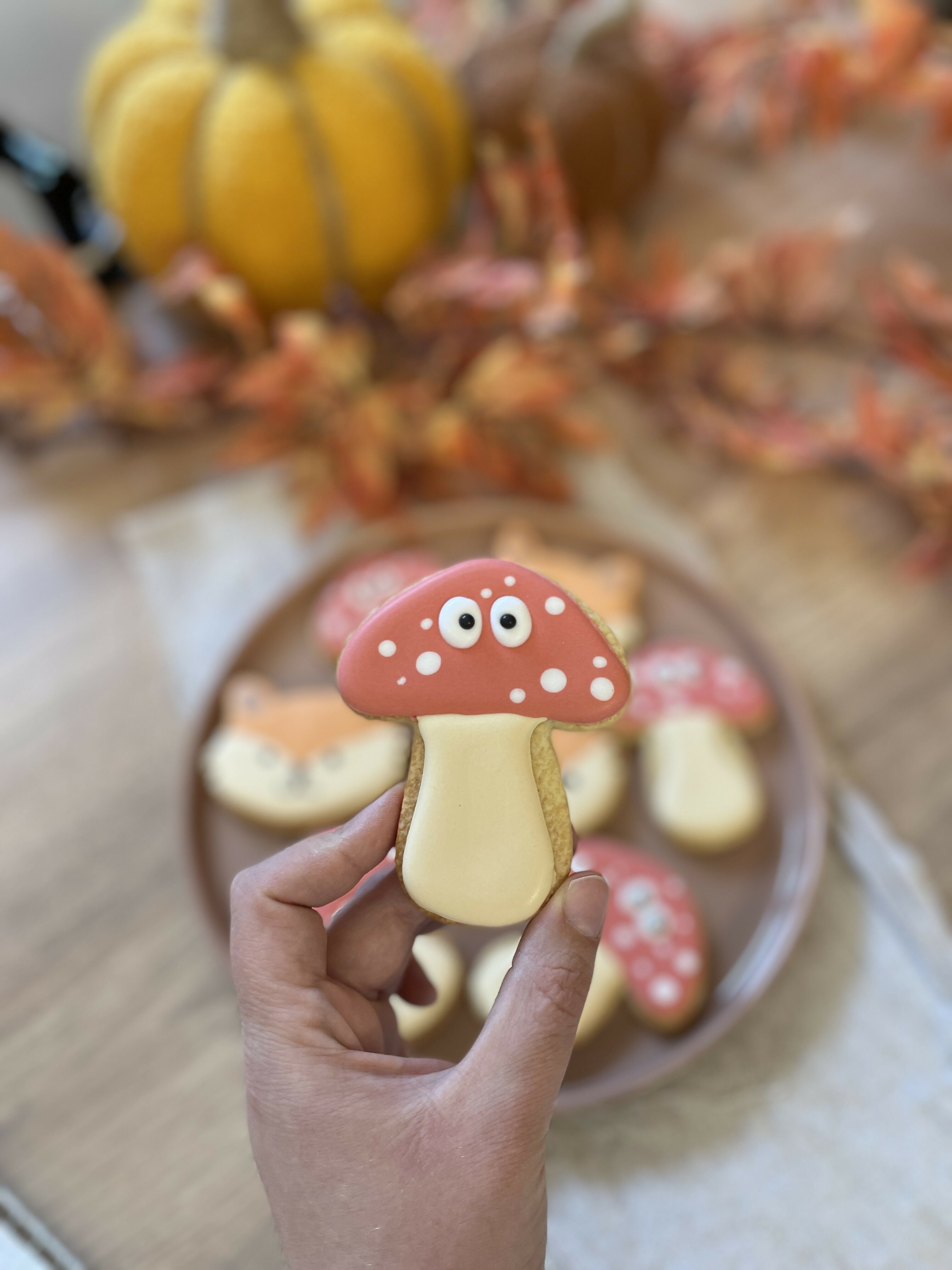 Champignon - Biscuit décoré