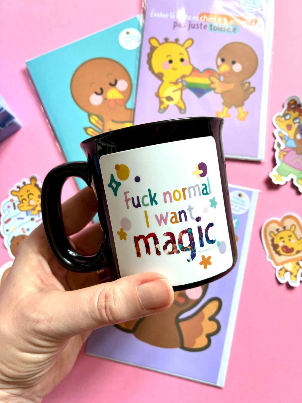 Sticker "Fuck normal I want magic"
