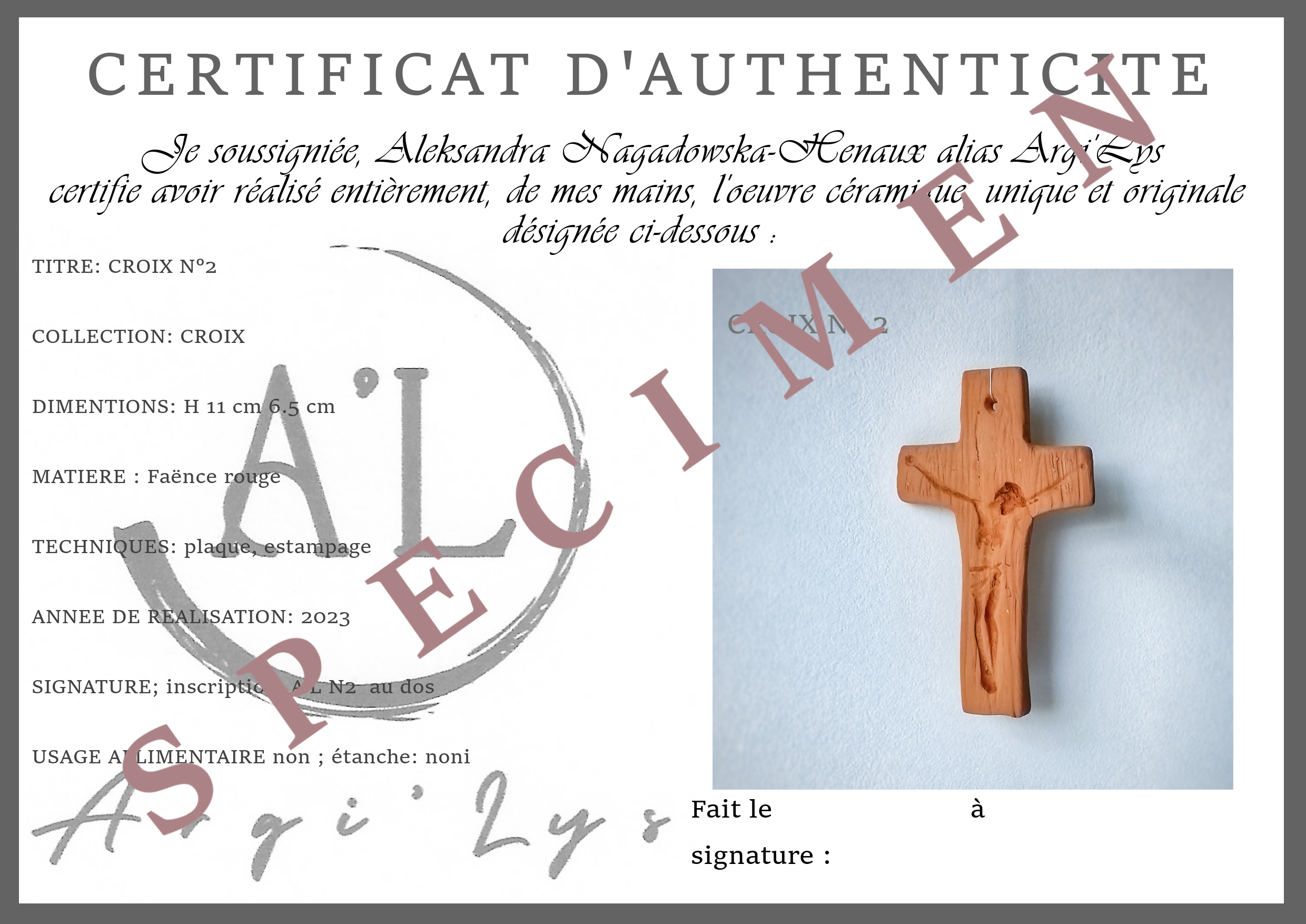 CROSS n° 2
