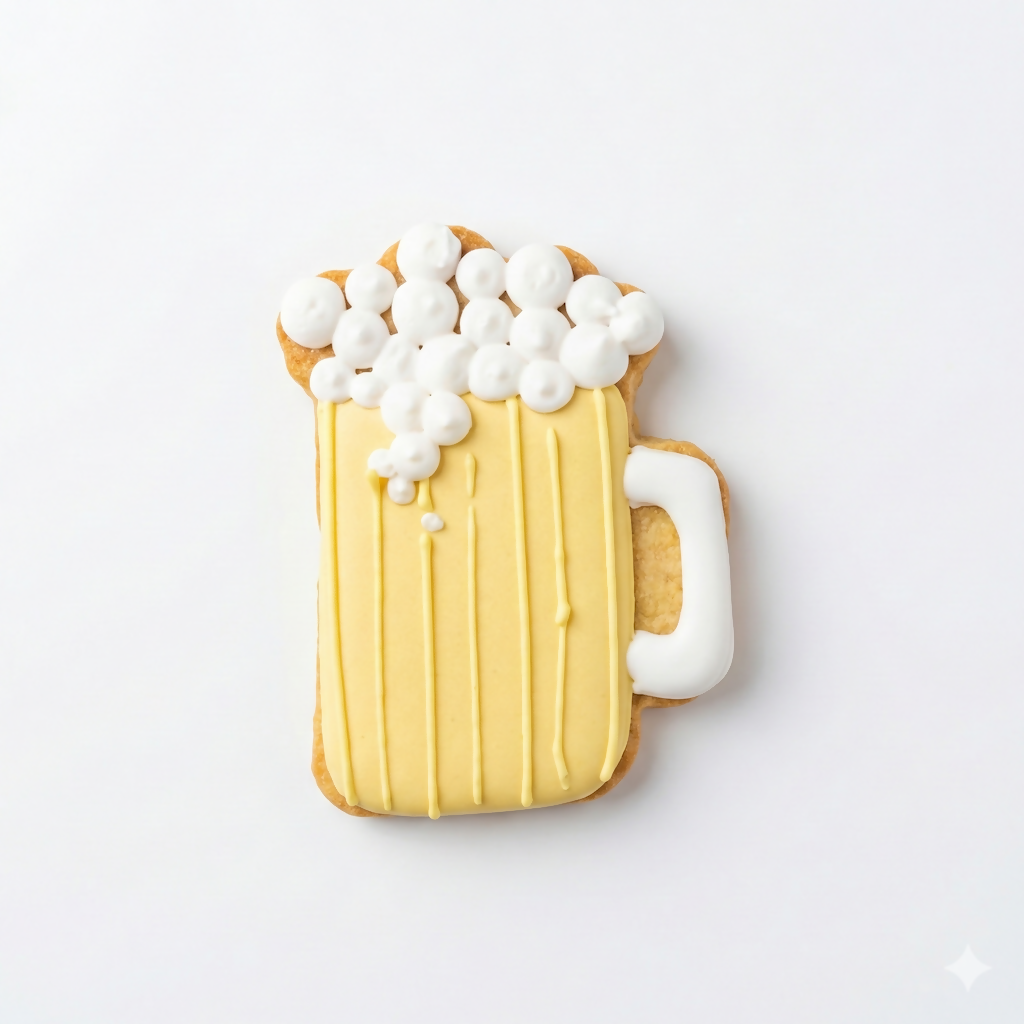 Bière - Biscuit décoré