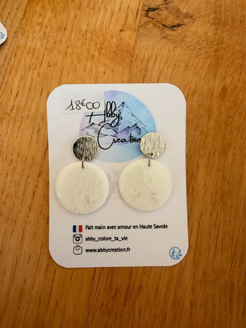 Boucles Rondes Blanches