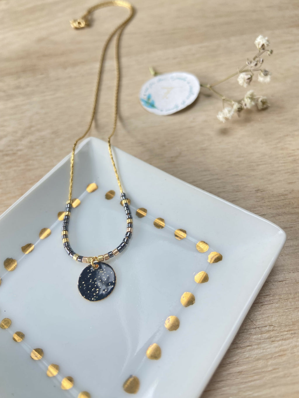 Collier IRIS doré