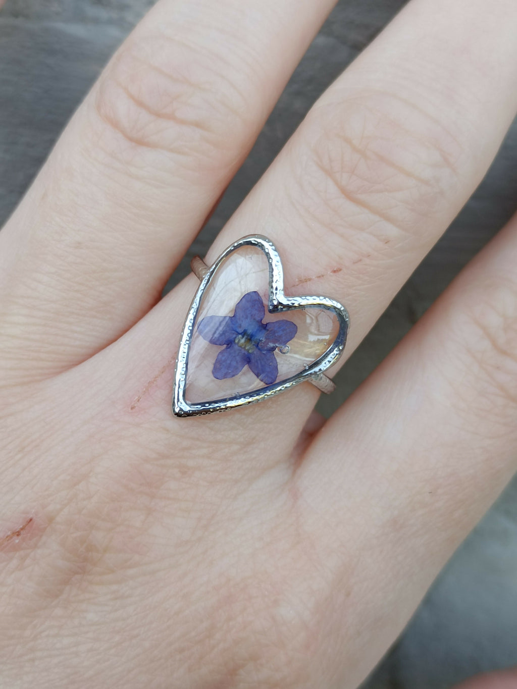 MEL/BCM Bague Cœur Martelé