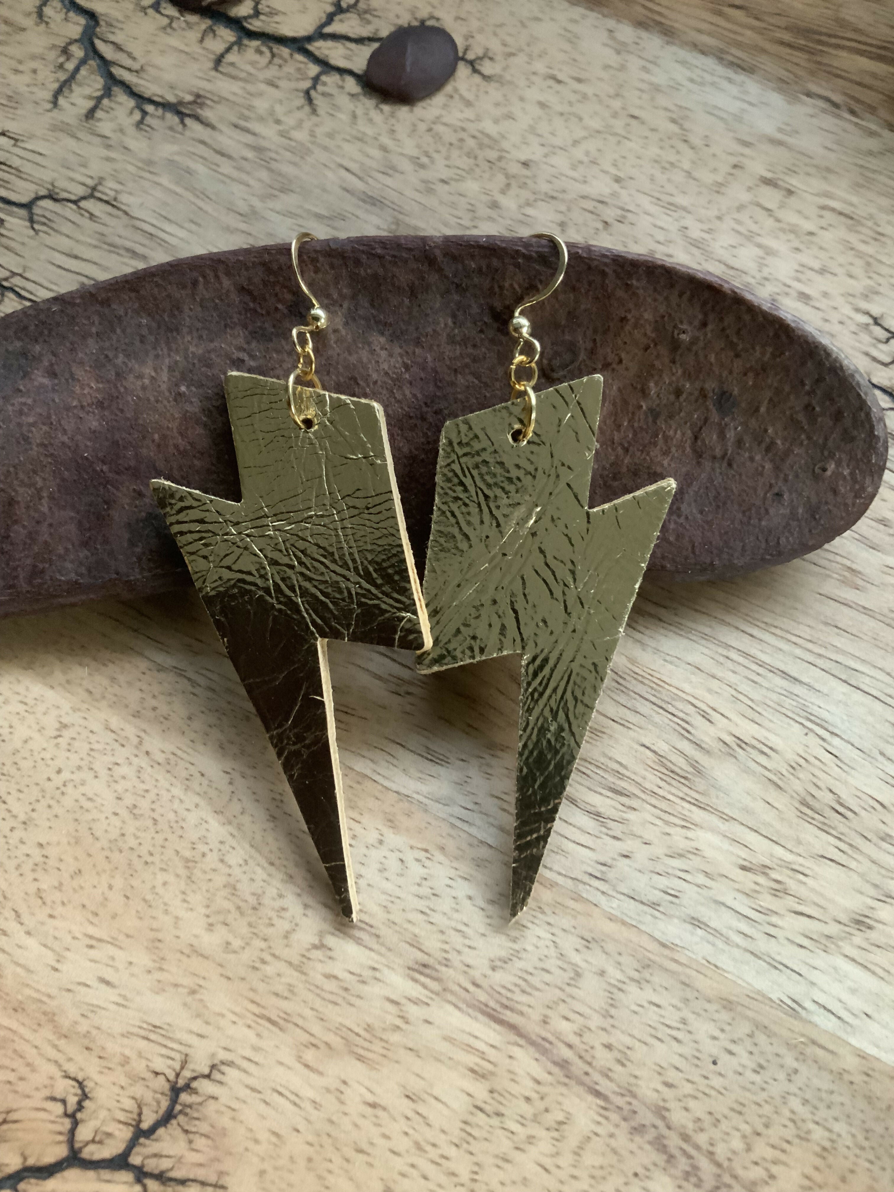 Leather Earring