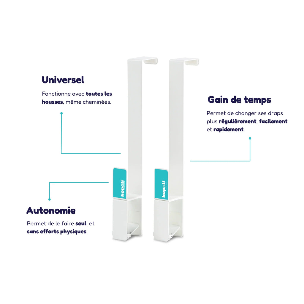 Listes des avantages de l'enfile-couette Hopoli