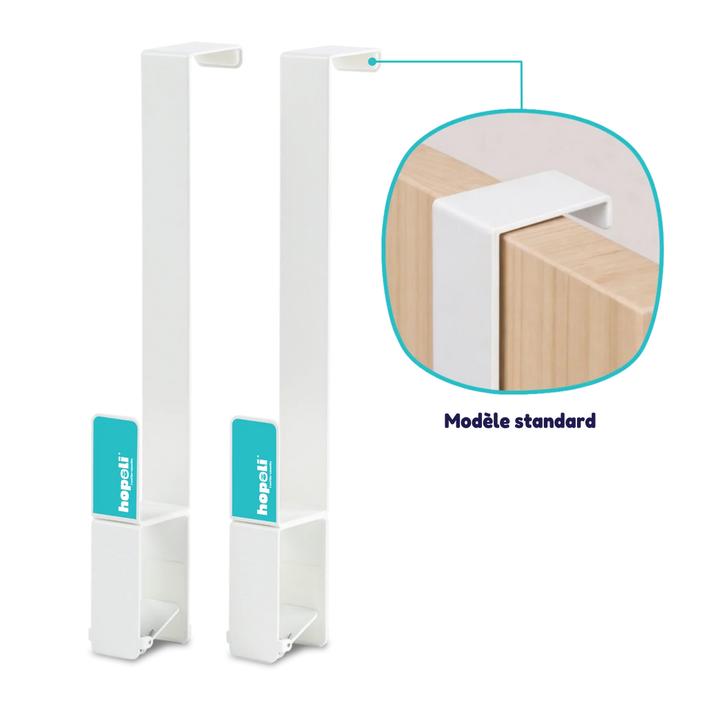 Enfile-couette Hopoli, modèle standard pour porte plate sur le dessus