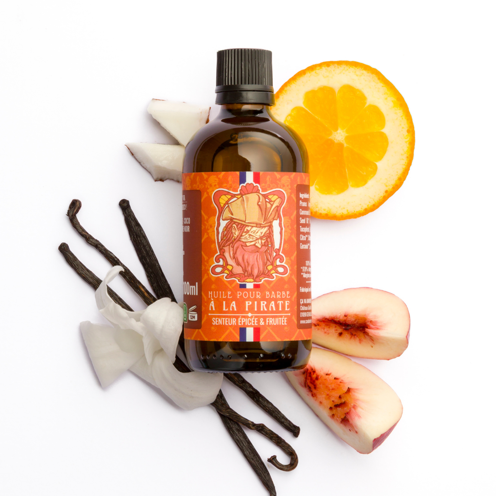 Beard Oil - Spicy & Fruity Scent - Pirate Style