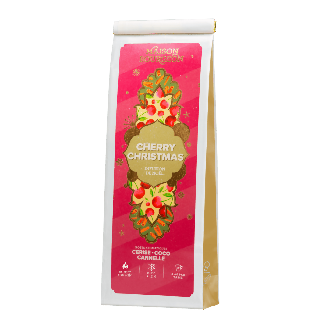 Infusion de Noël : Cérise, Coco, Cannelle - Cherry christmas - Sachet 100g