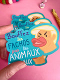 Sticker Eat the fascists