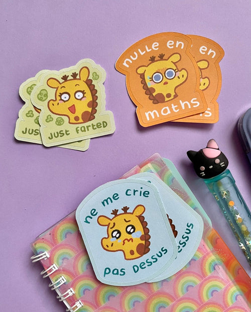 Giraffe stickers
