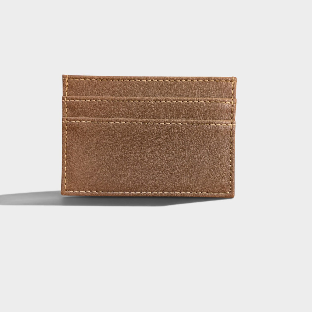 Porte cartes vegan en cuir de pomme mix