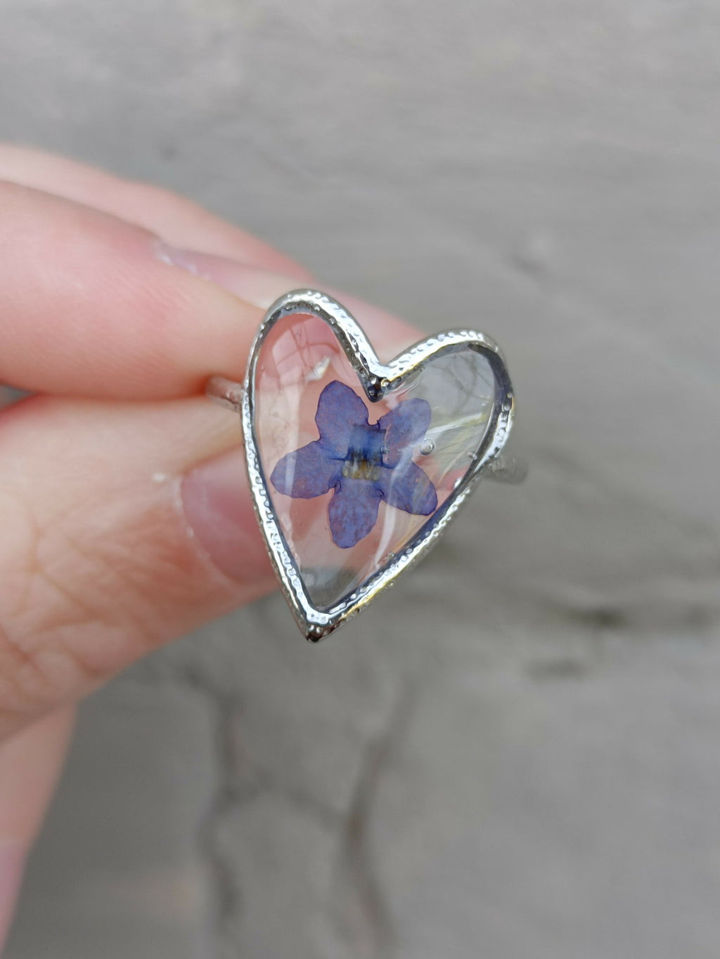 MEL/BCM Bague Cœur Martelé