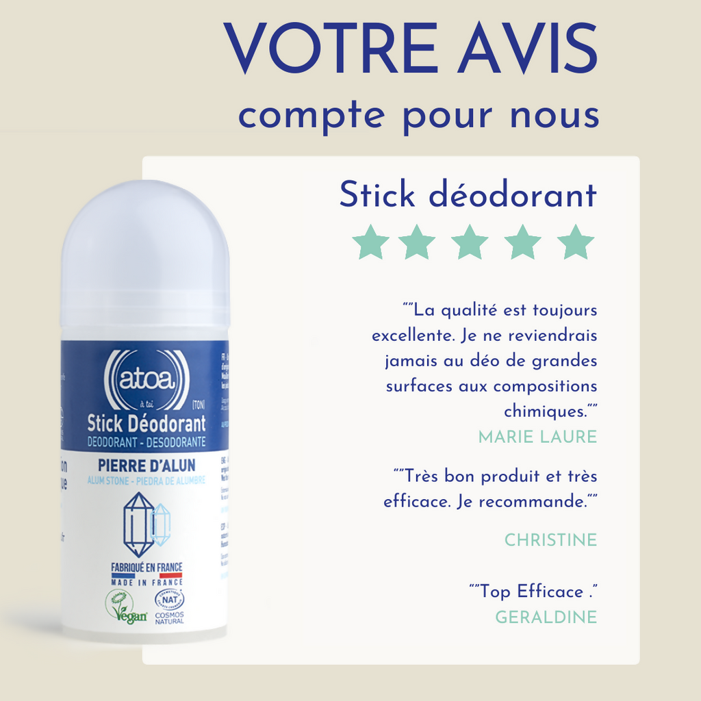 ATOA - COSMOS NAT Certified Alum Deodorant Stick