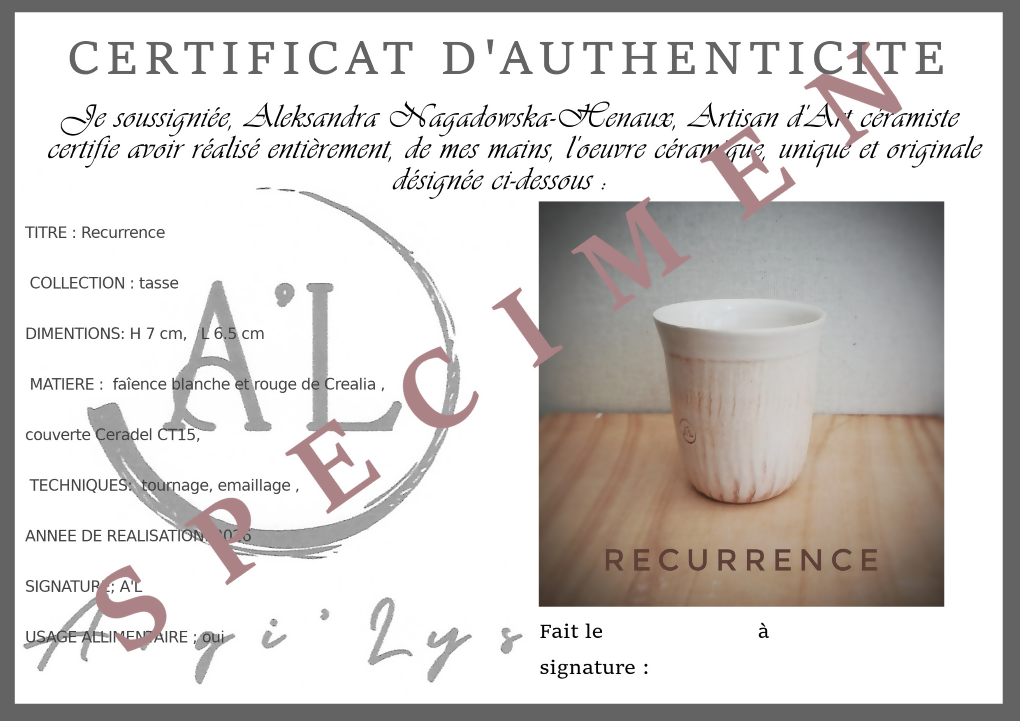 Tasse Recurrence
