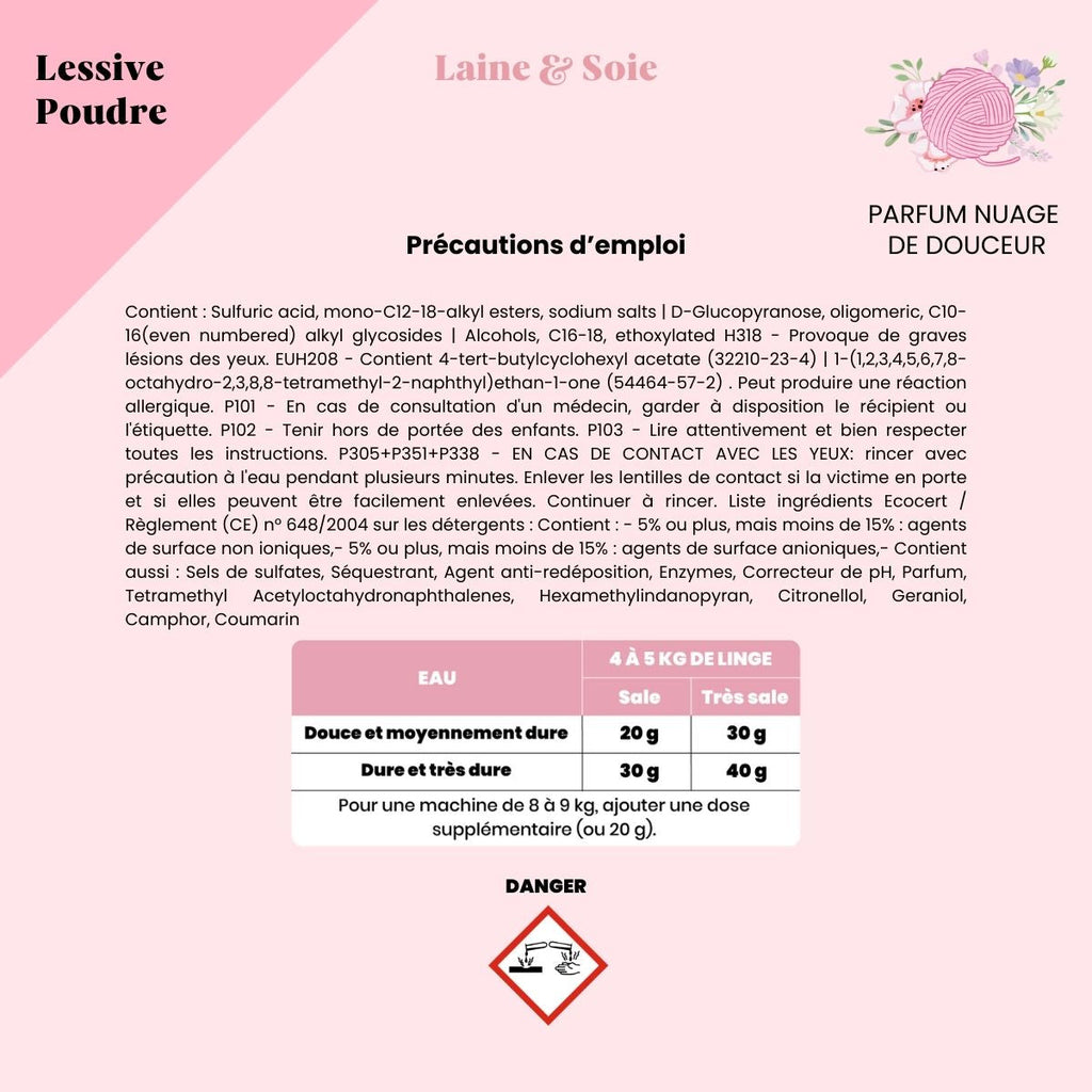 Recharge Lessive Laine & Soie