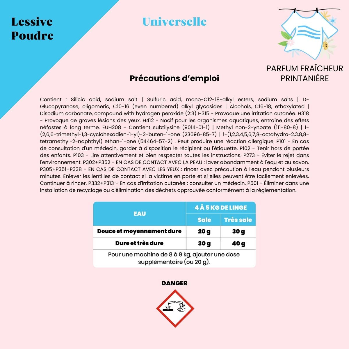 Recharge Lessive Universelle