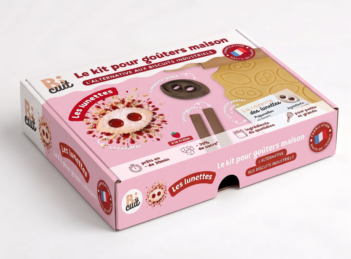 Coffret Lunettes (emporte-pièce, recette et réglettes)
