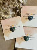 Petit Pin's coeur à paillettes