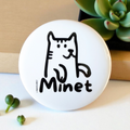 "MINET" BADGE