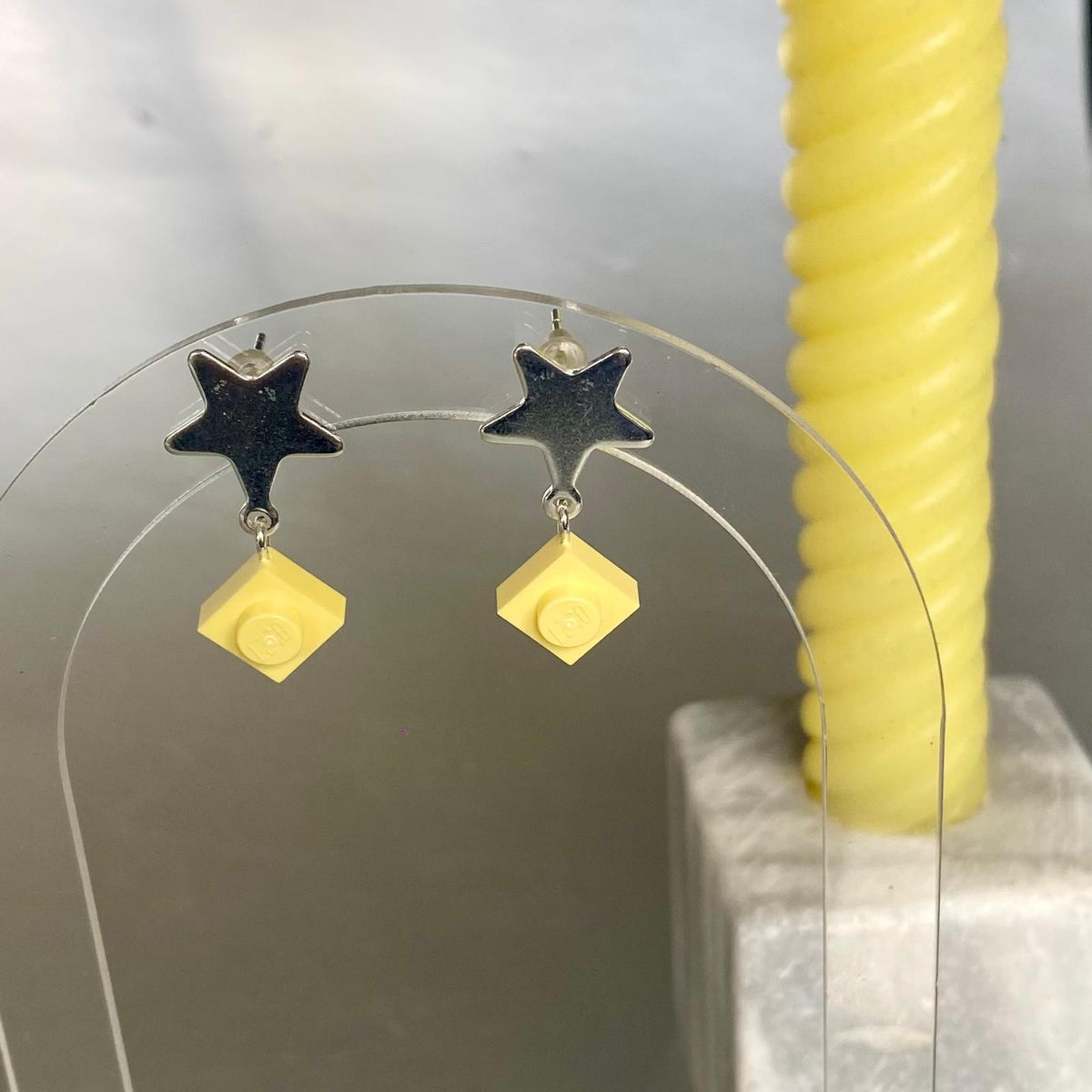 Mini Silver Star Earrings - Les Chanteuses
