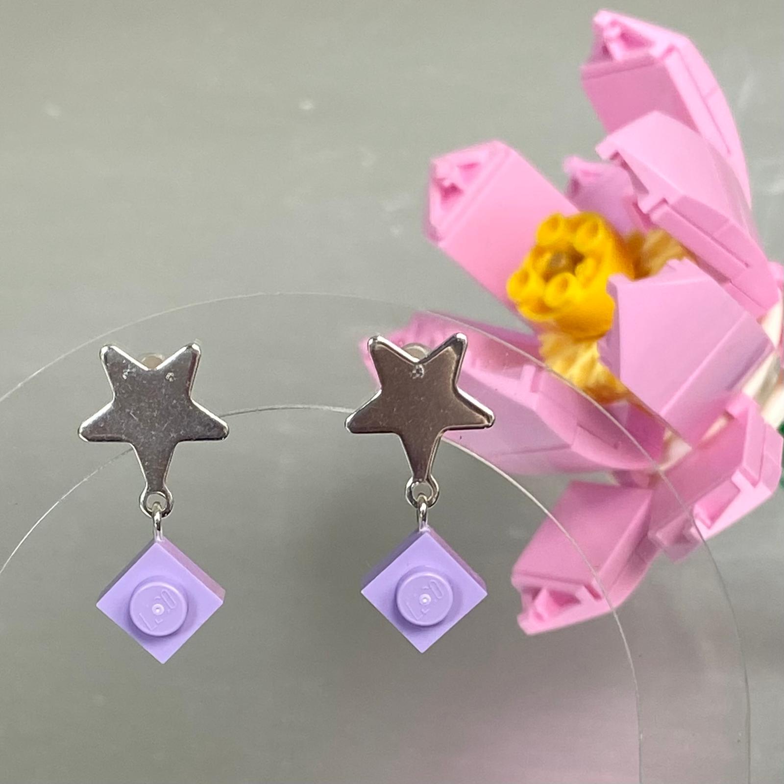 Mini Silver Star Earrings - Les Chanteuses