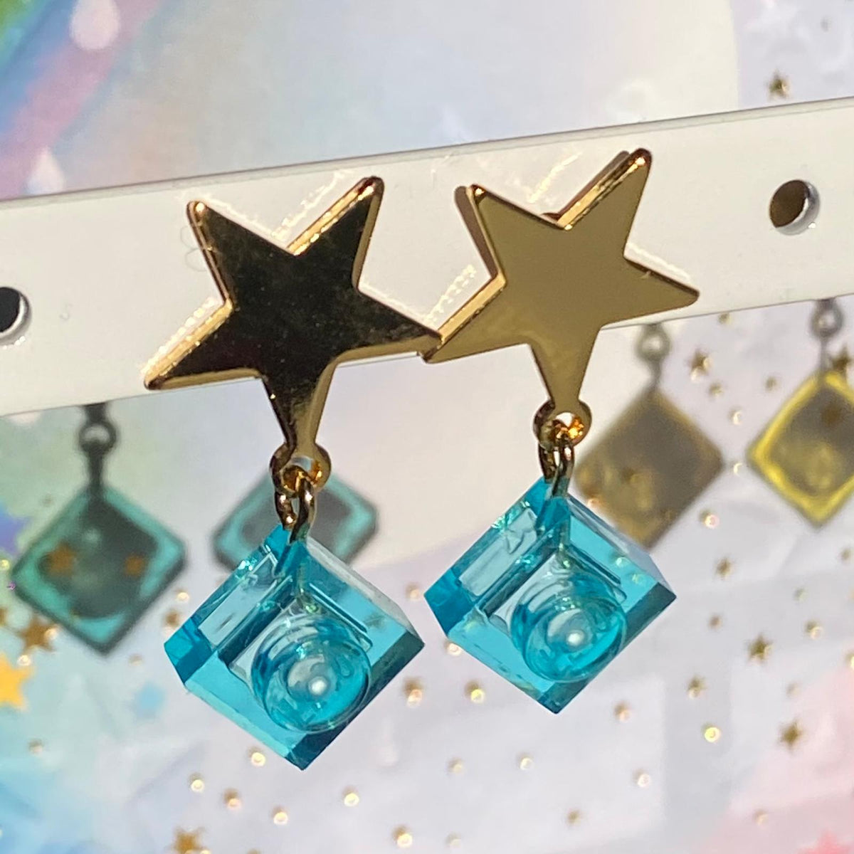 Mini Golden Star Earrings - Les Chanteuses