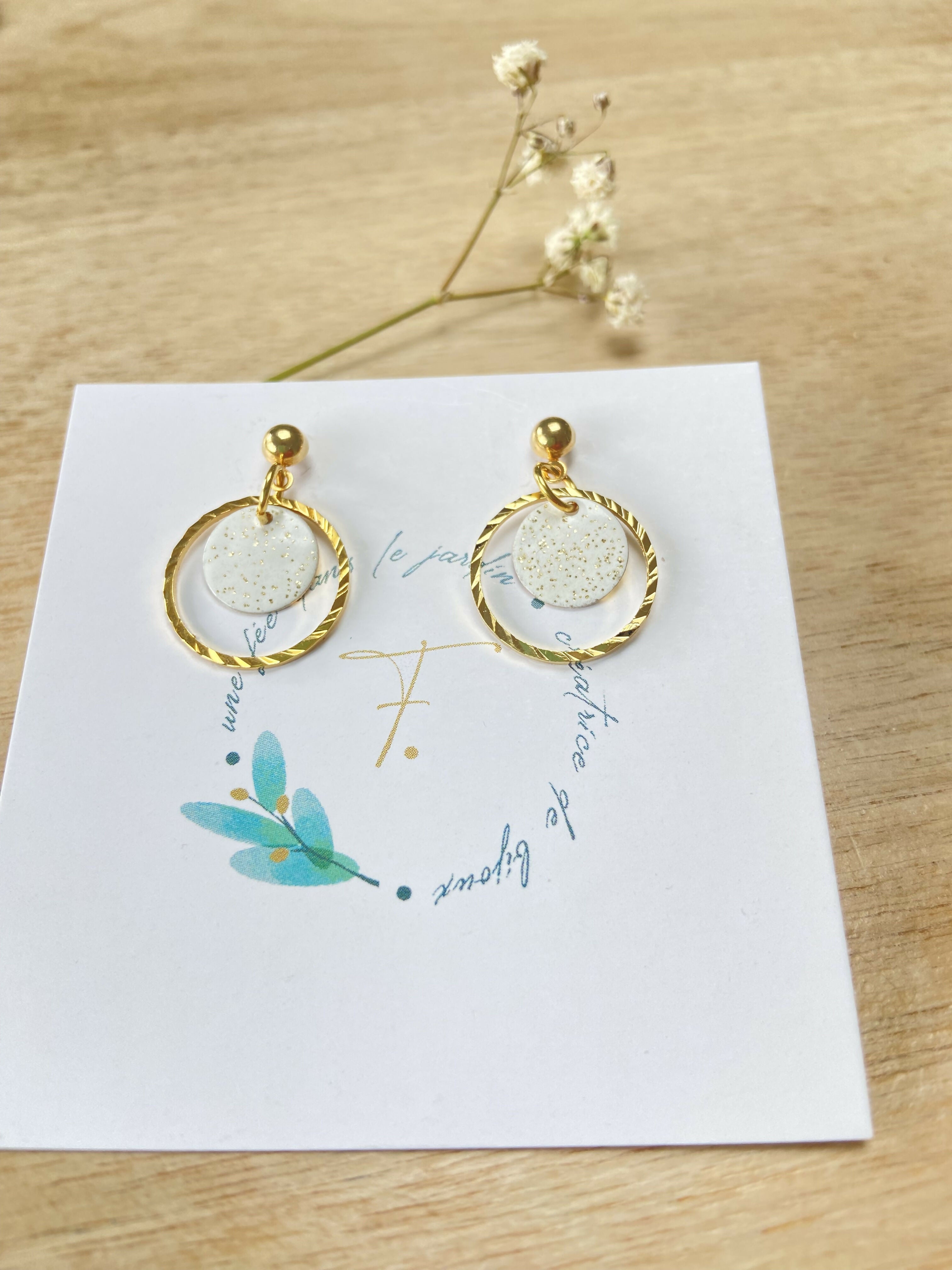 boucles d'oreilles FREISIA small