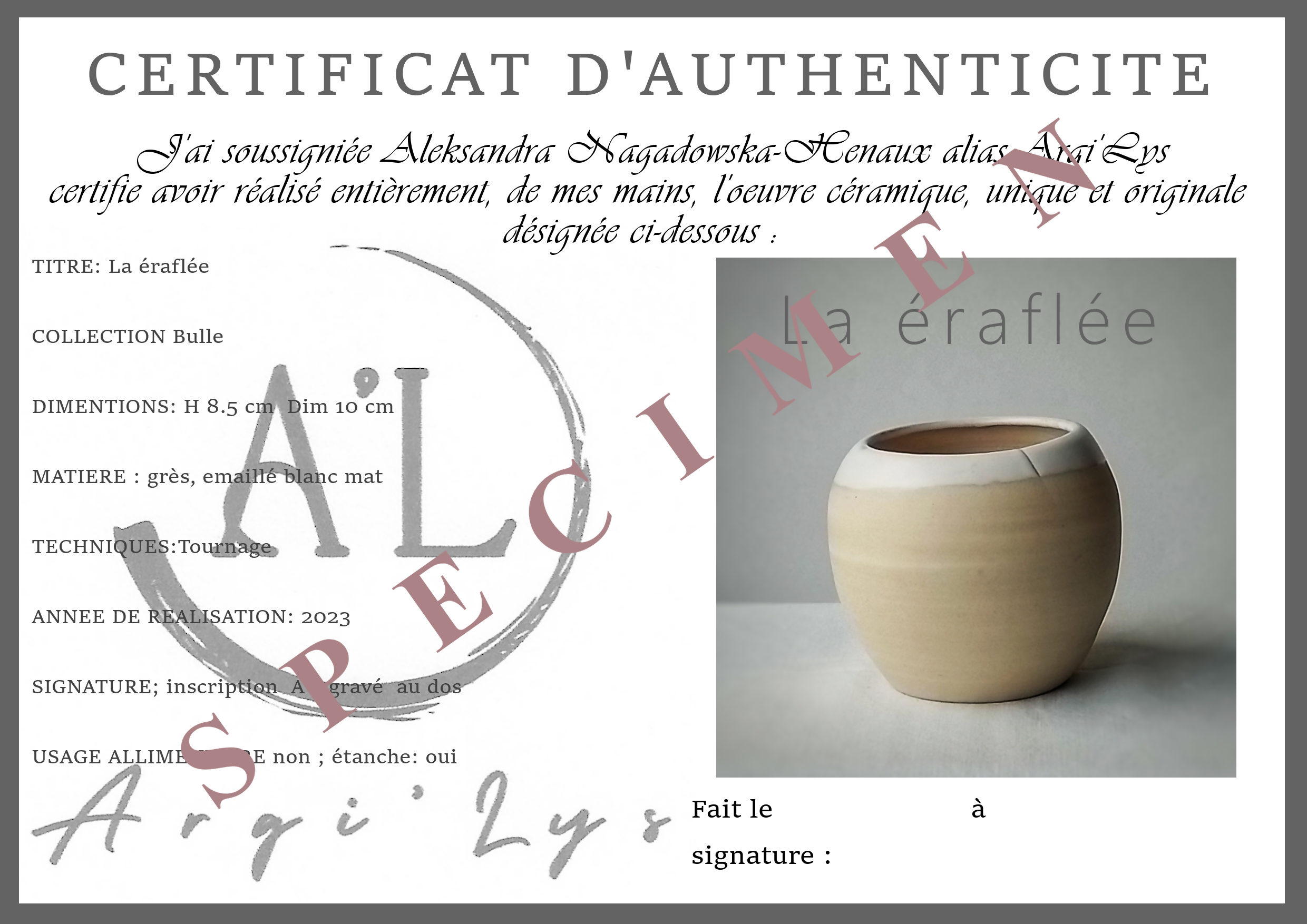 La éraflée