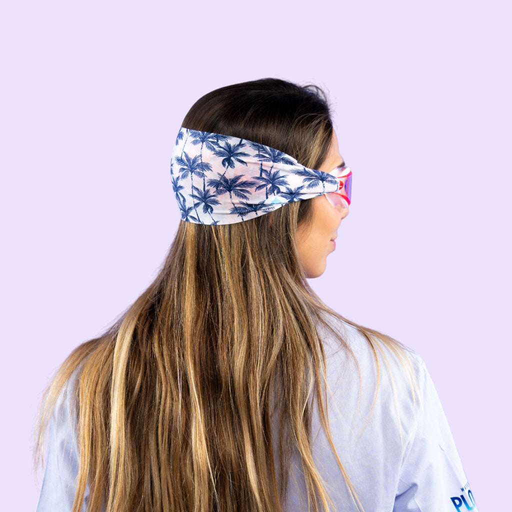 Palmiers Rose - Lunettes de piscine Adulte