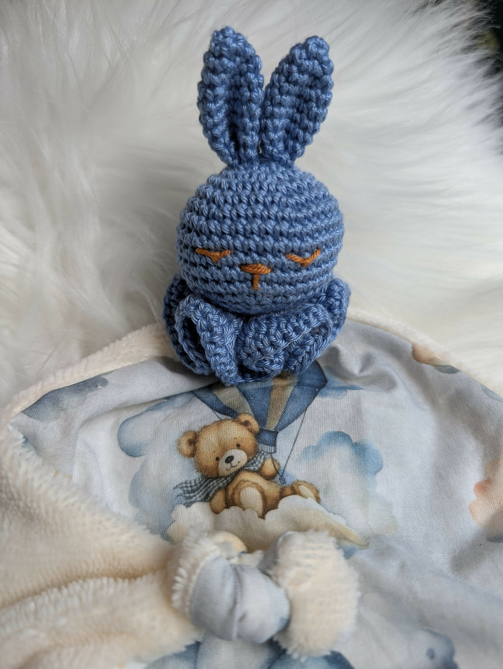DOUDOU LAPIN BLEU