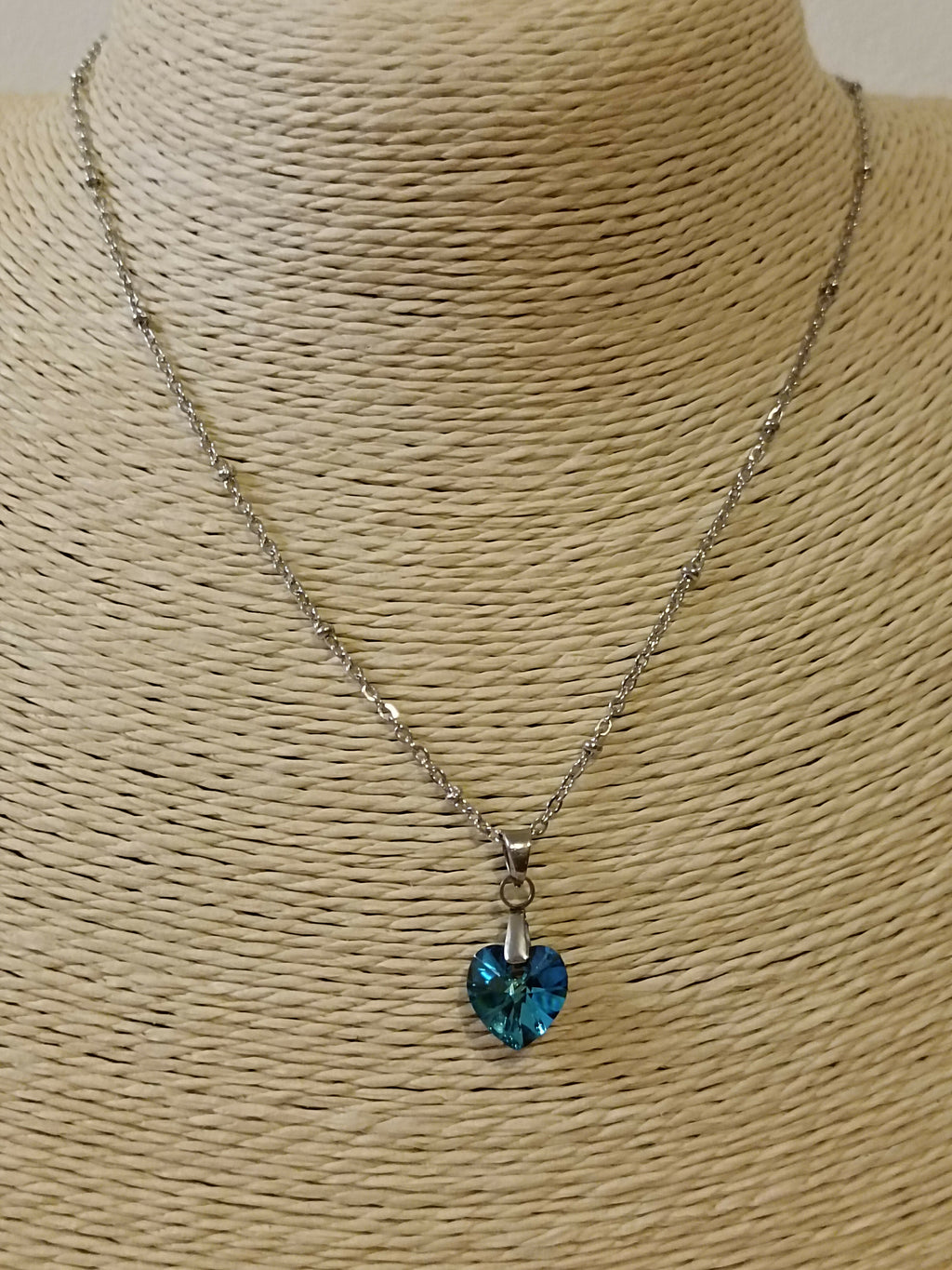 MEL/CCA Silver Heart Necklace