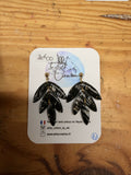 Boucles Triple Feuilles Noires