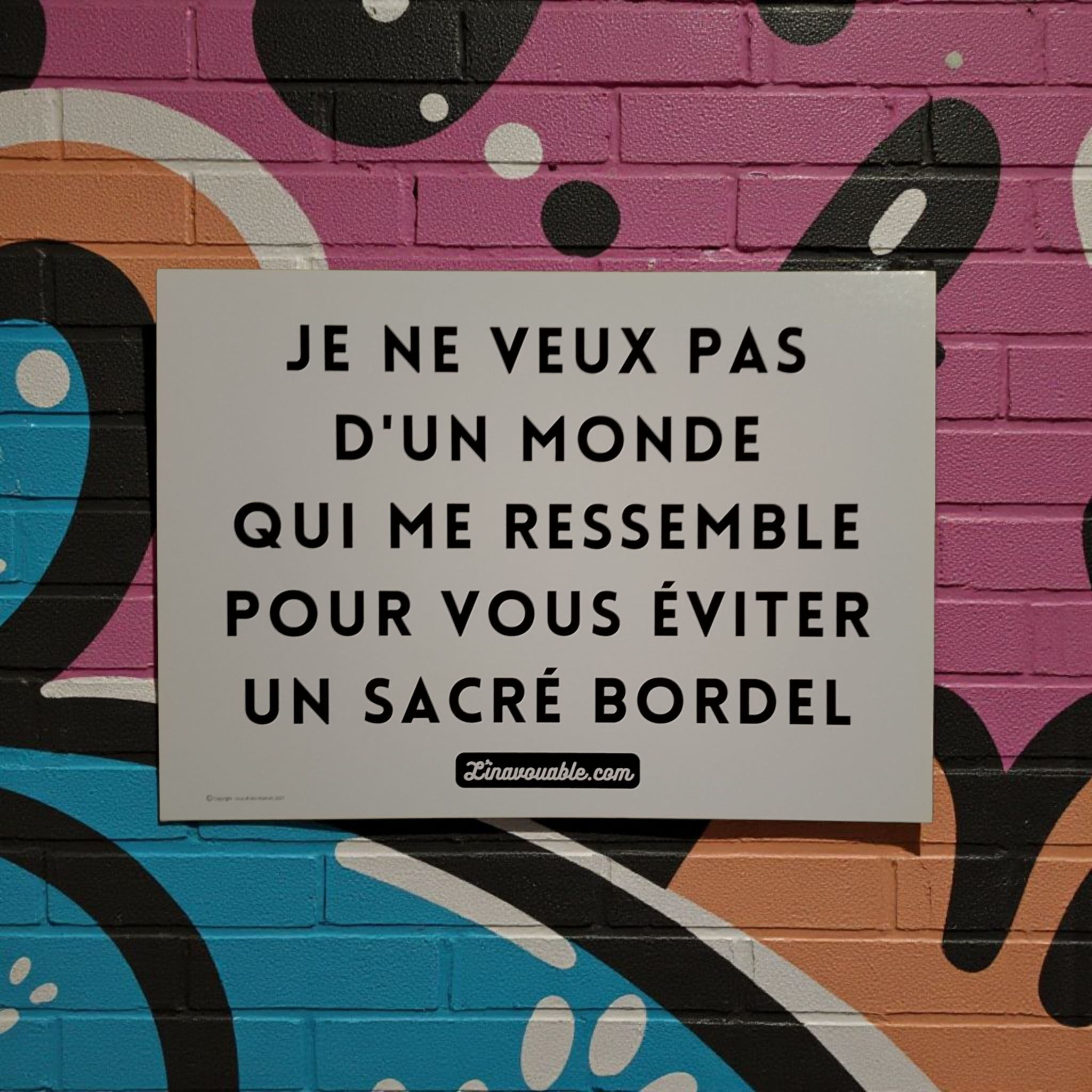 CARTE POSTALE "SACRE BORDEL"