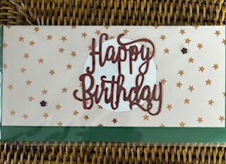 GREETING CARD "HAPPY BIRTHDAY"