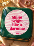 Sticker Muisti Shine bright like a daronne collé sur une boîte à bijoux