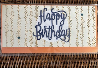 GREETING CARD "HAPPY BIRTHDAY"