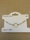 BRACELET PIERRES NATURELLES CERCLE