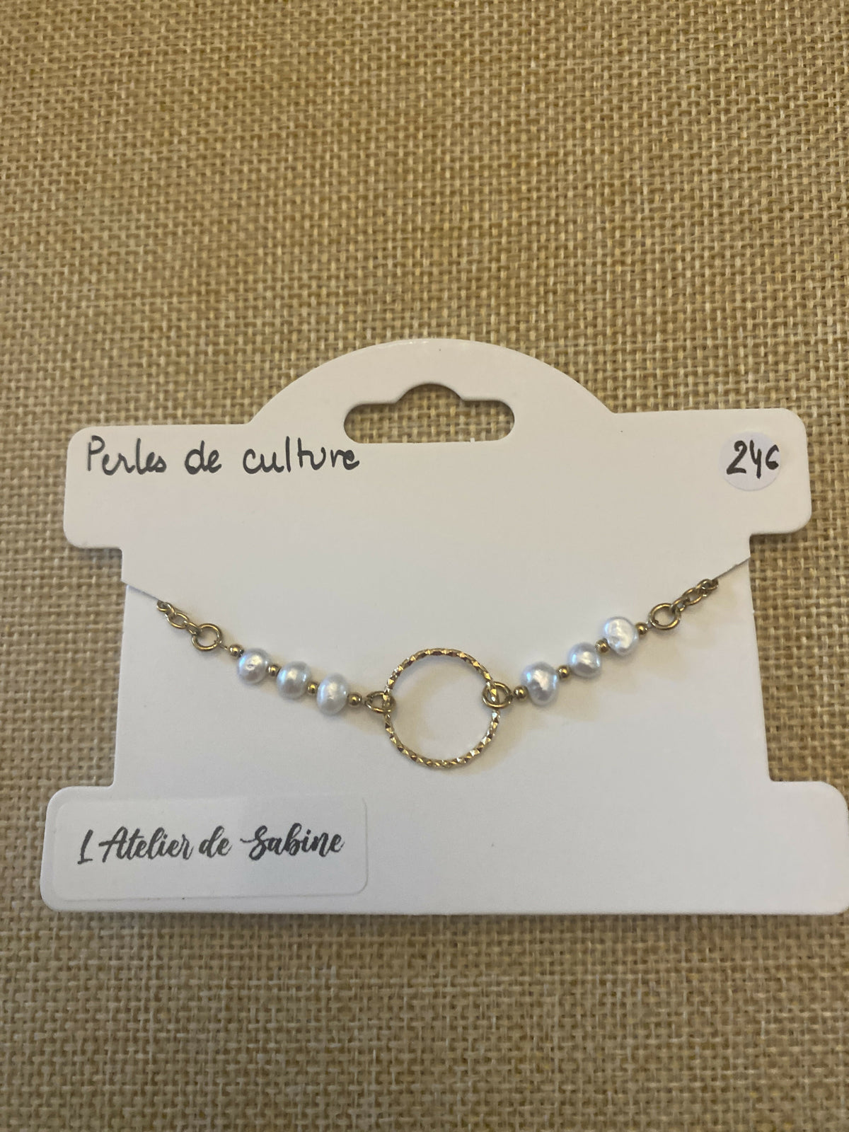 BRACELET PIERRES NATURELLES CERCLE