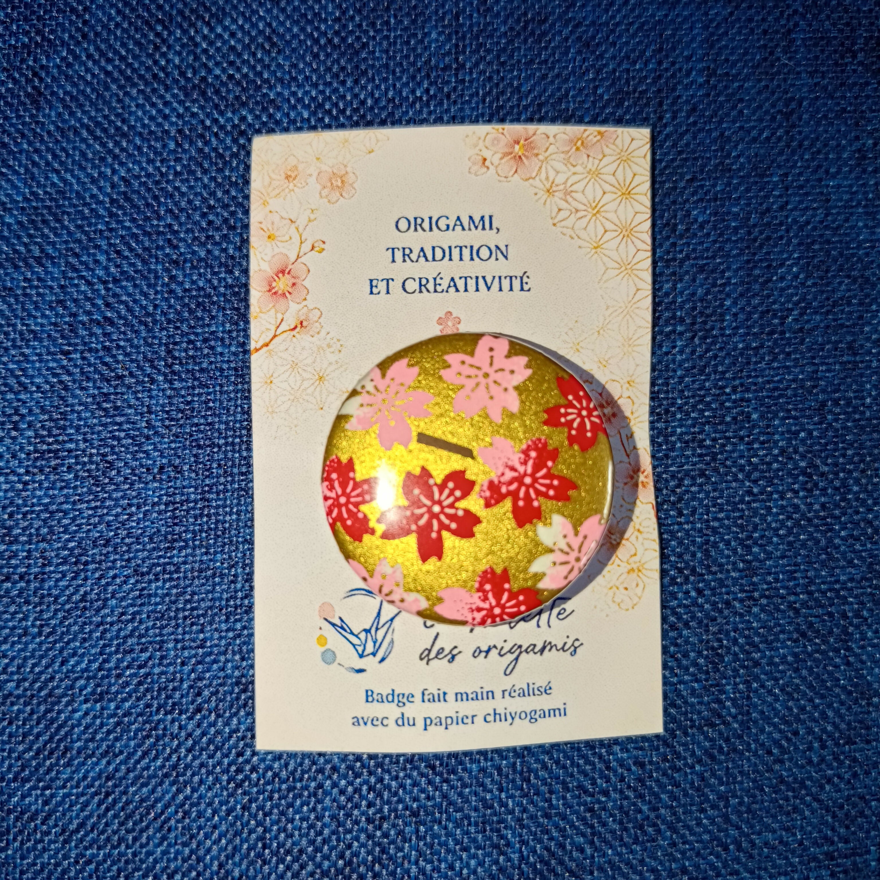 ORI057 Badge chiyogami