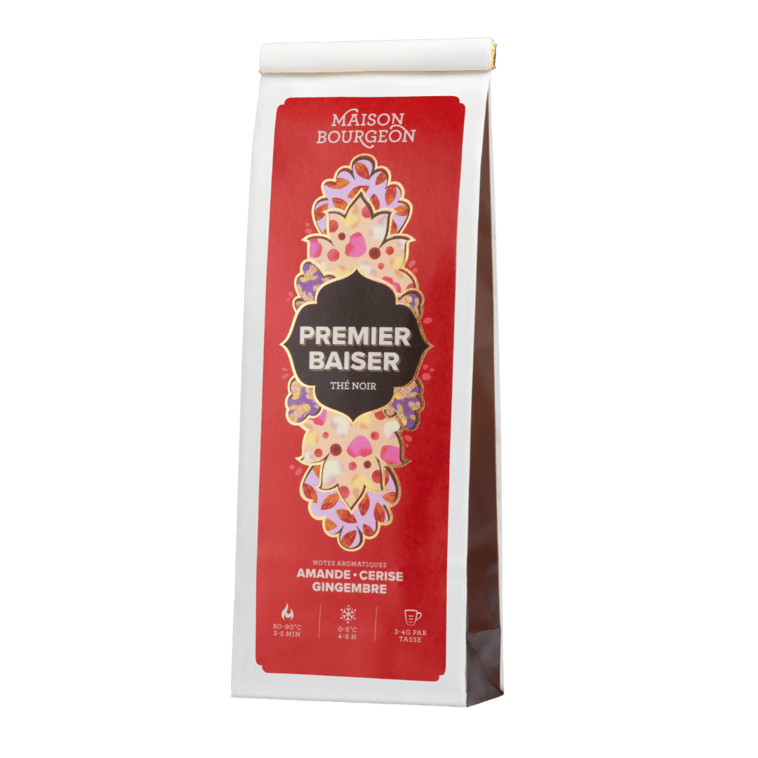 Thé Noir Premier Baiser - Amande, Cerise & Gingembre