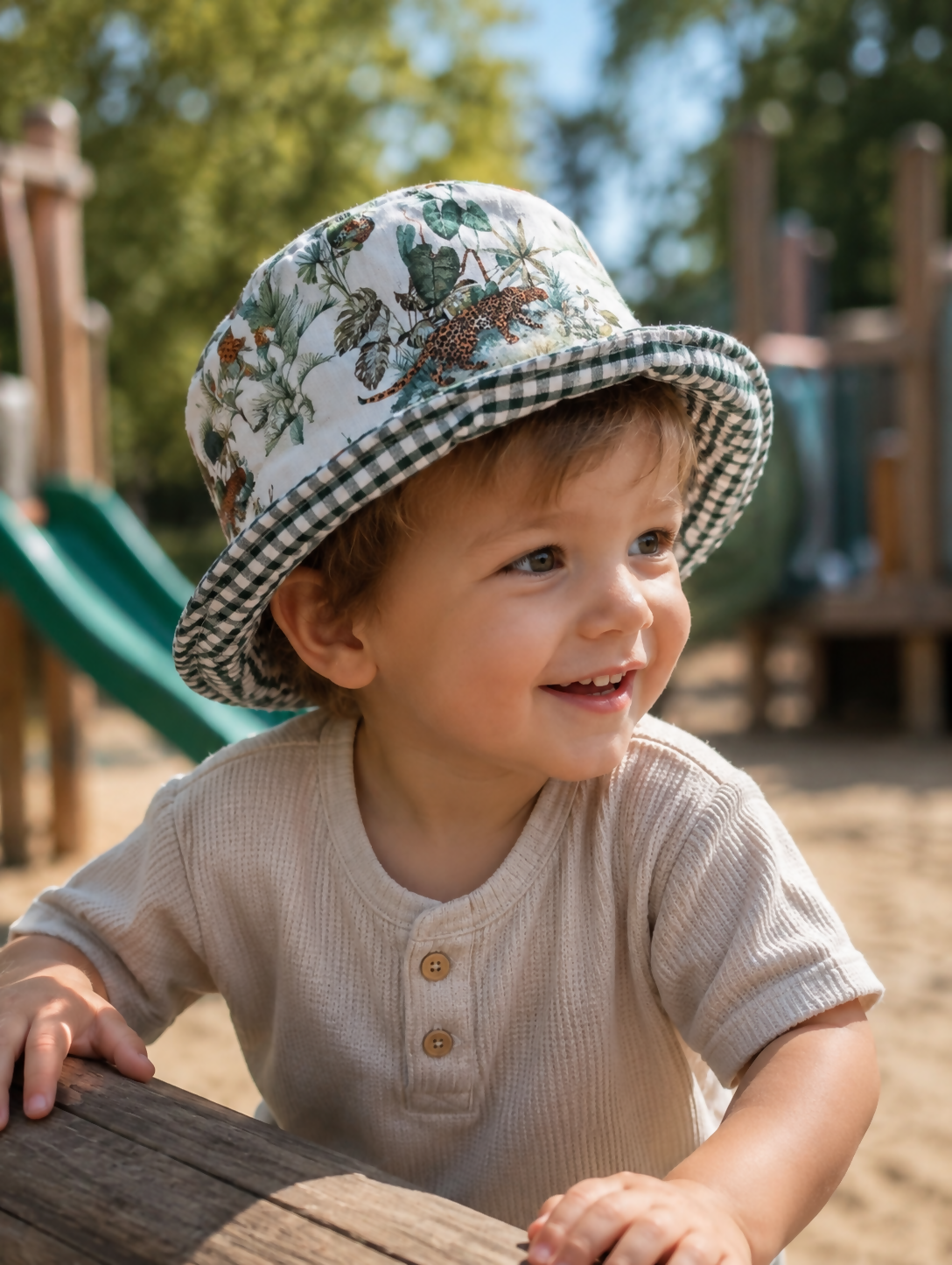 REVERSIBLE BUCKET HAT 46 CM