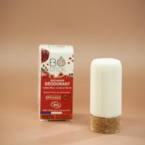 BÔ New formula – Solid deodorant refill pomegranate flower