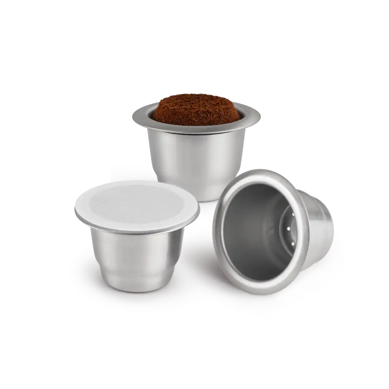 Capsules réutilisables & rechargeables en inox compatibles Nespresso®