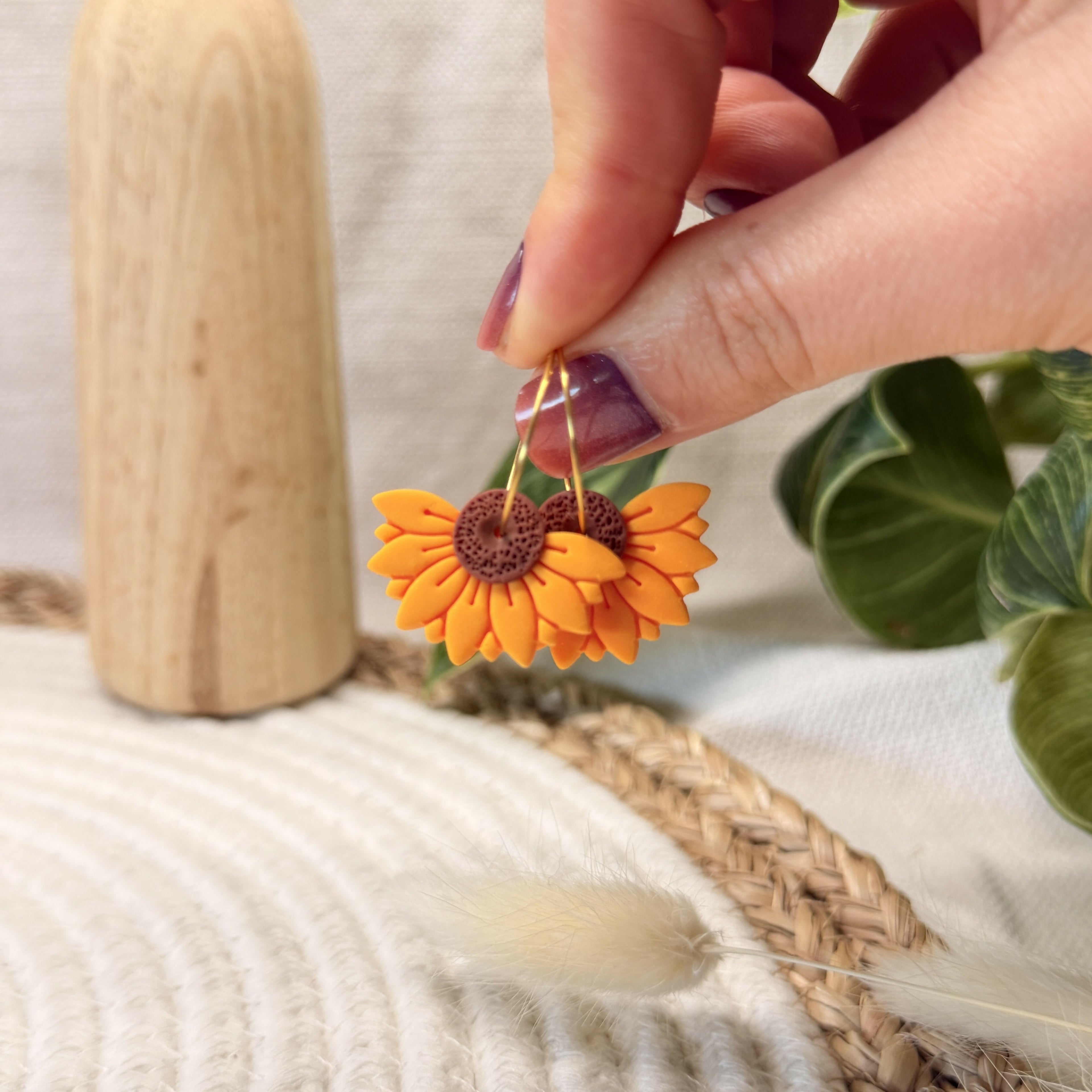 Boucles Demi Tournesol