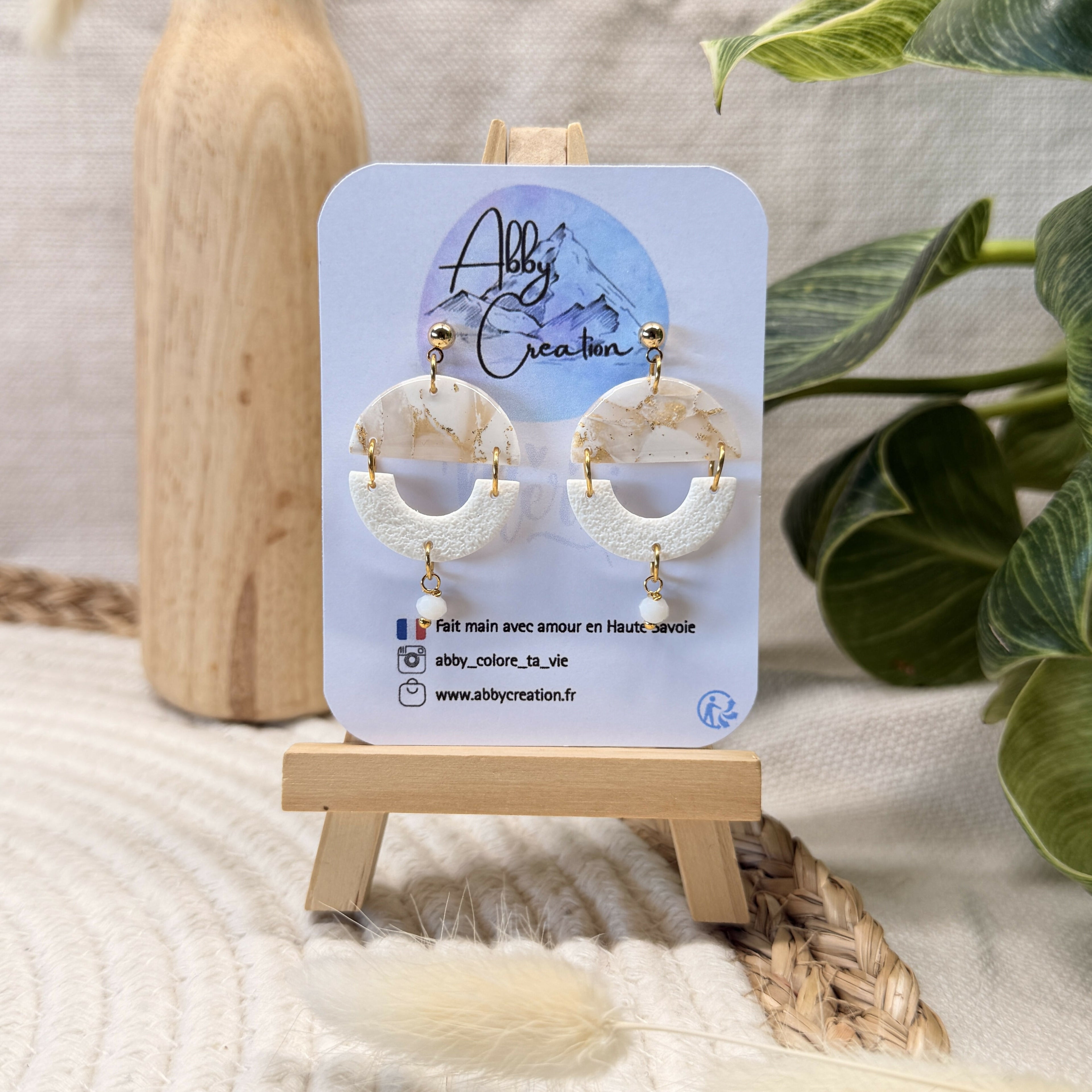 Boucles Demi Cercle Perle