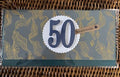 50th Birthday Card and Envelope
