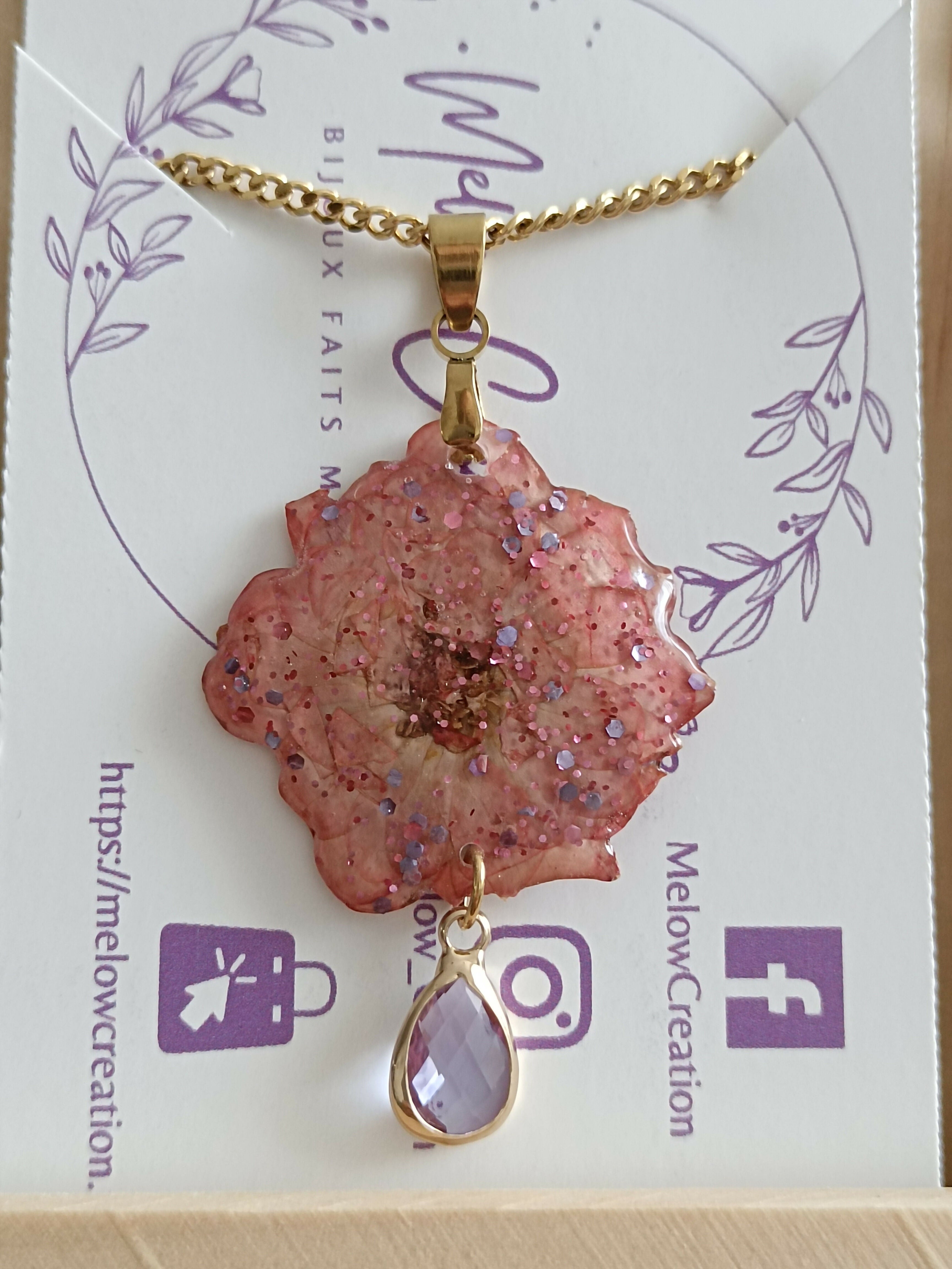 ME/CFS Necklaces Dried Flowers