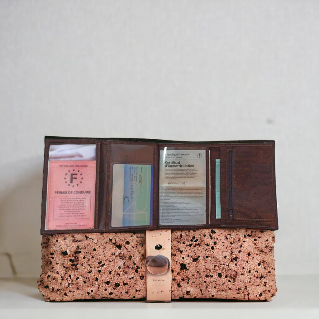 Large cork wallet, Nathan