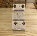 Boucles d'oreilles vegan 16 euros